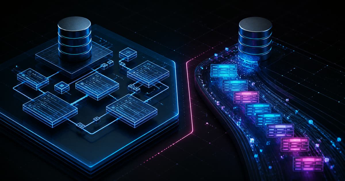 DDL vs DML: database structure and database data