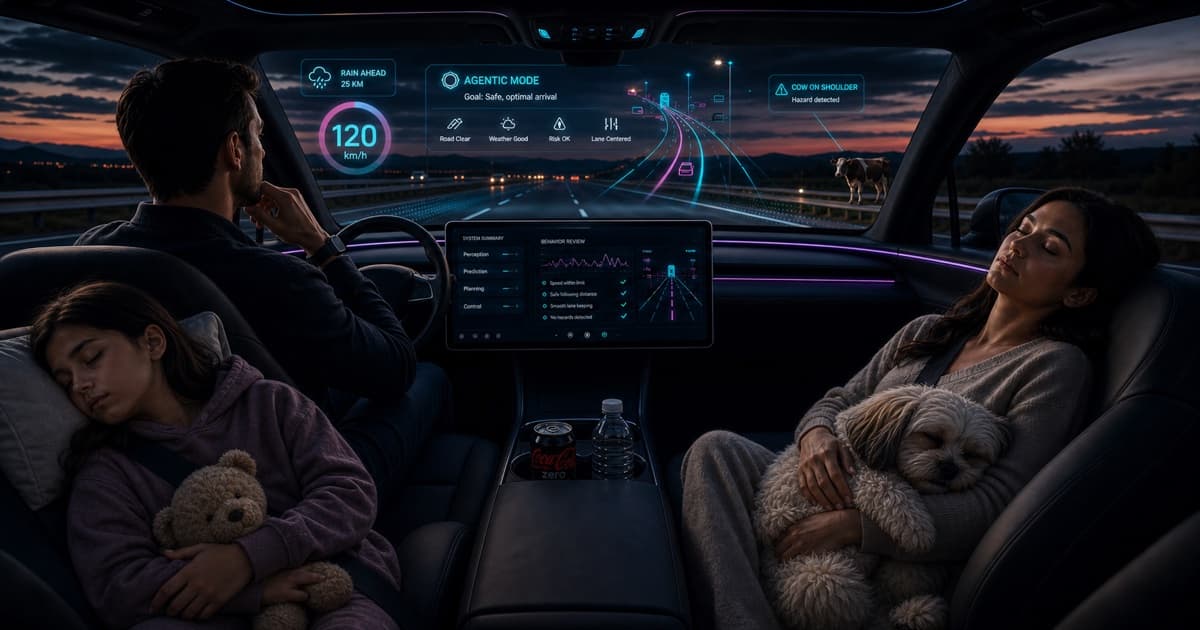 What agentic AI means: the autonomous car reread