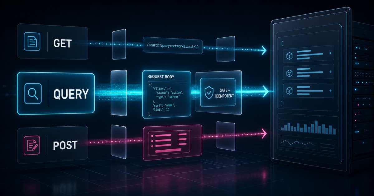 HTTP QUERY: o método seguro com body agora é RFC 10008